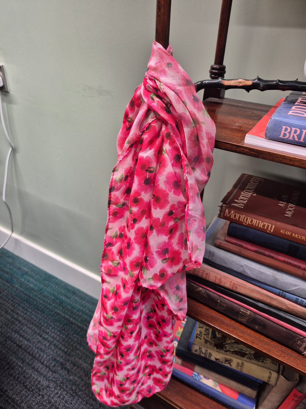 Pink Poppy Scarf