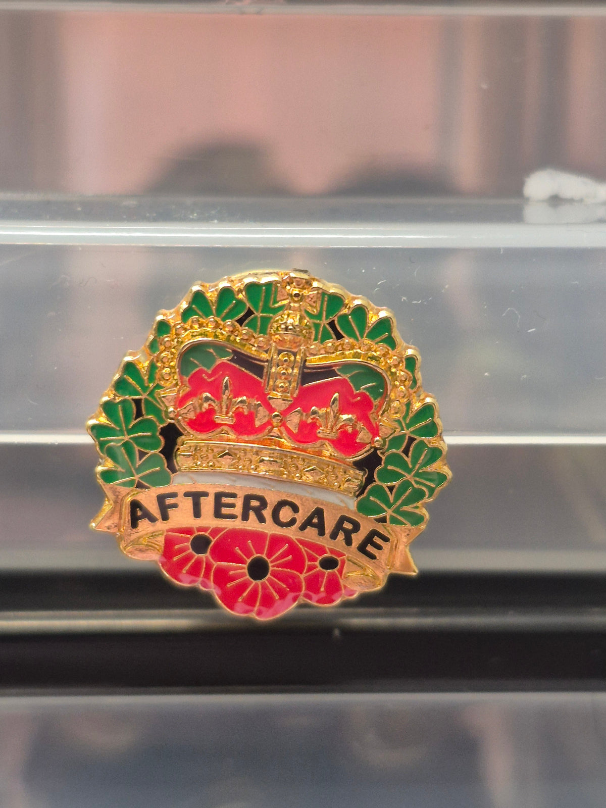 Lapel badge, Aftercare