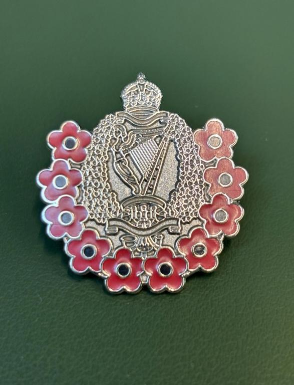 Royal Irish Poppy Badge KC