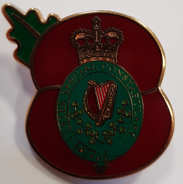Lapel Badge - Poppy Ulster Special Constabulary