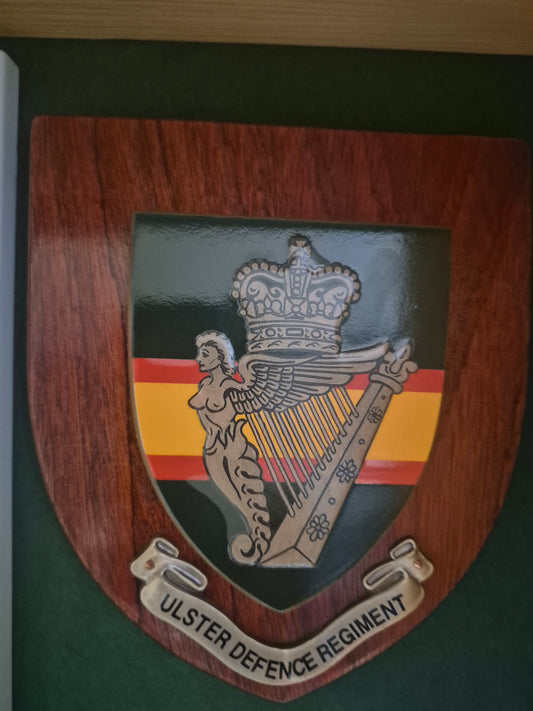 Ulster Defence Regiment Wall Plaque