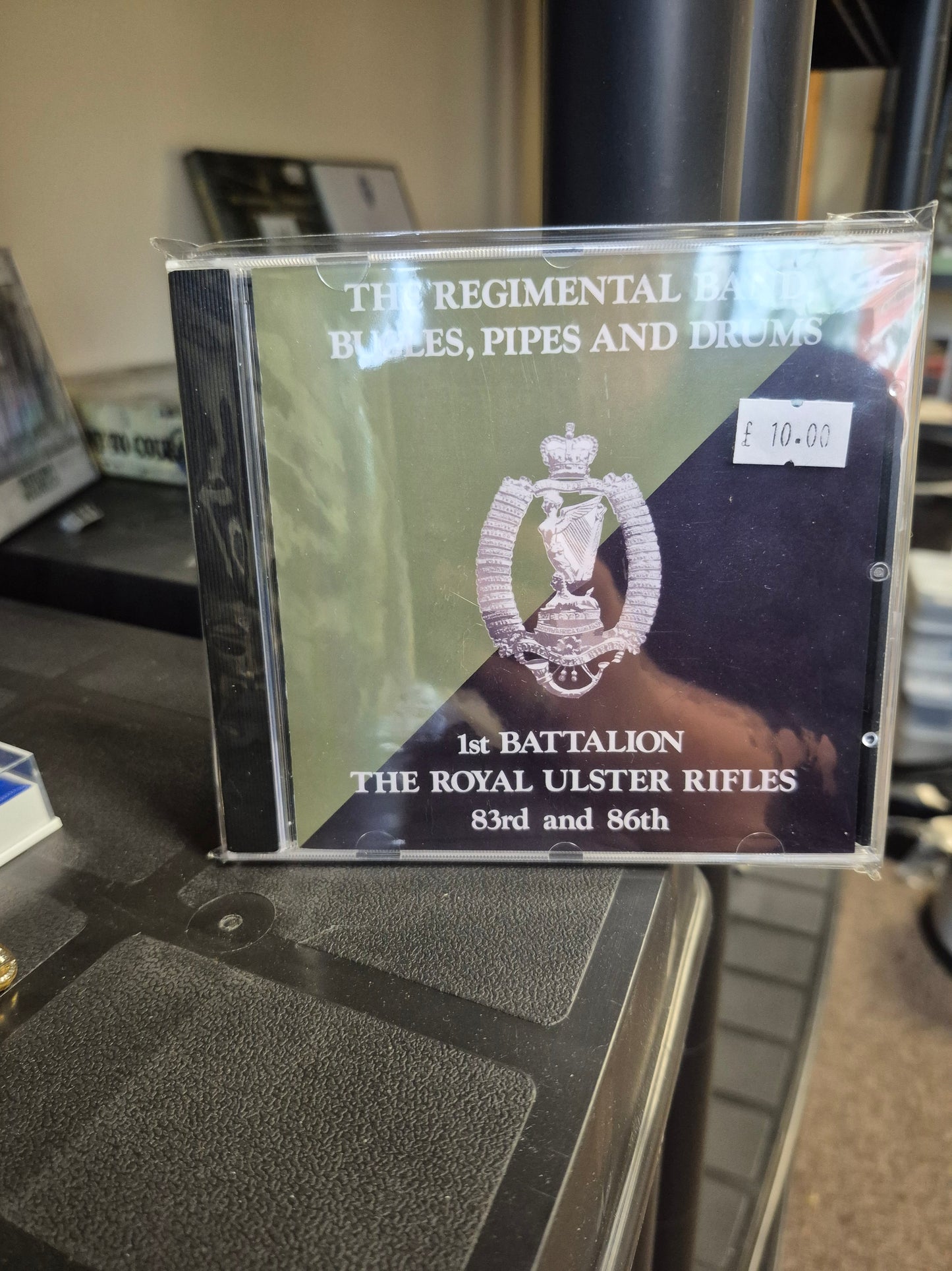 CD - The Regimental Band, Bugles, Pipes and Drums, The Royal Ulster Rifles