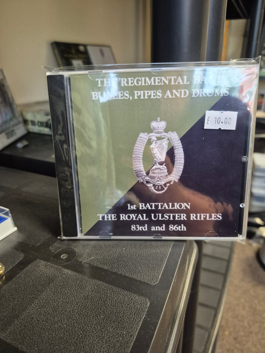 CD - The Regimental Band, Bugles, Pipes and Drums, The Royal Ulster Rifles