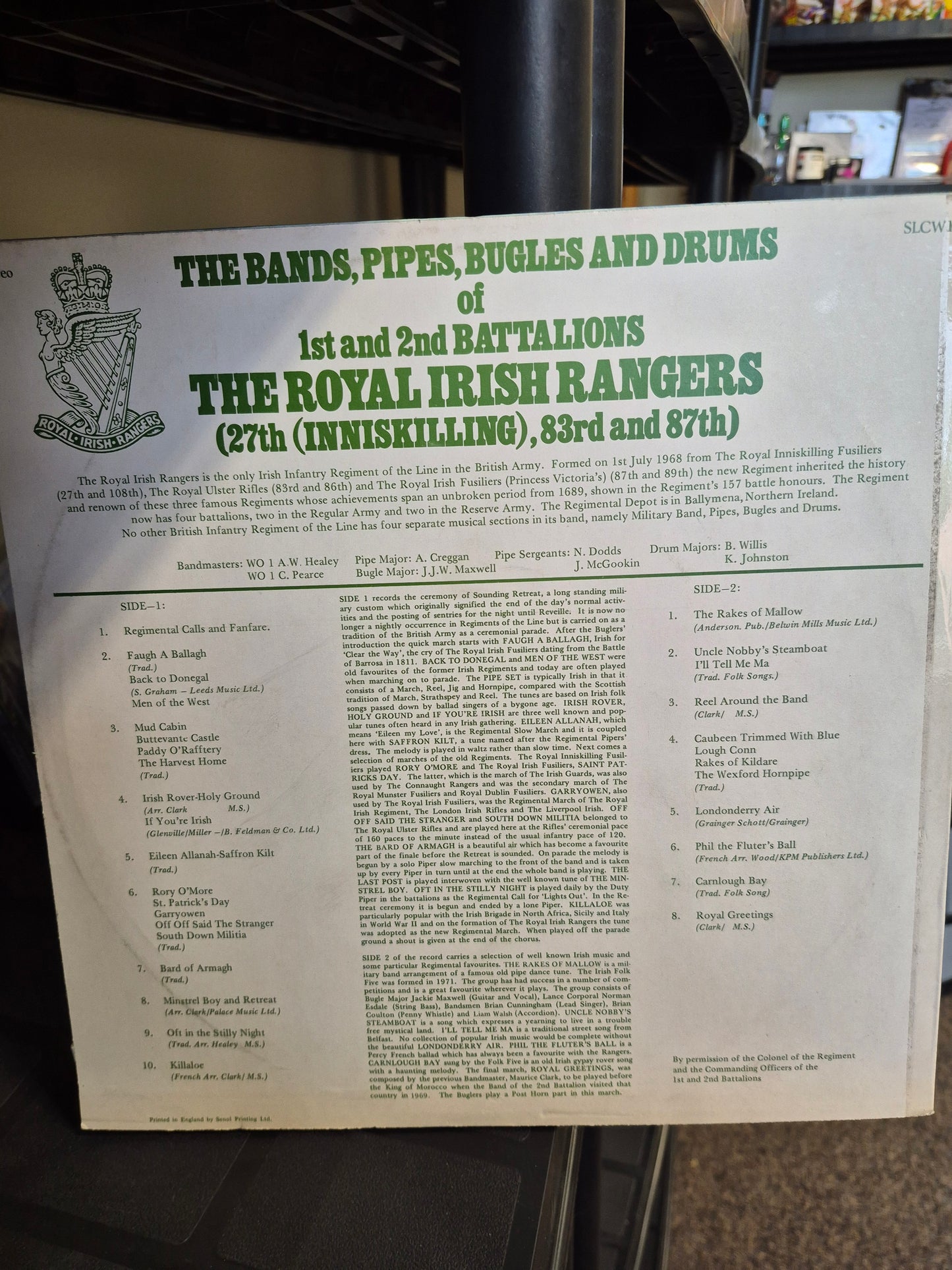LP - The Music of The Royal Irish Rangers