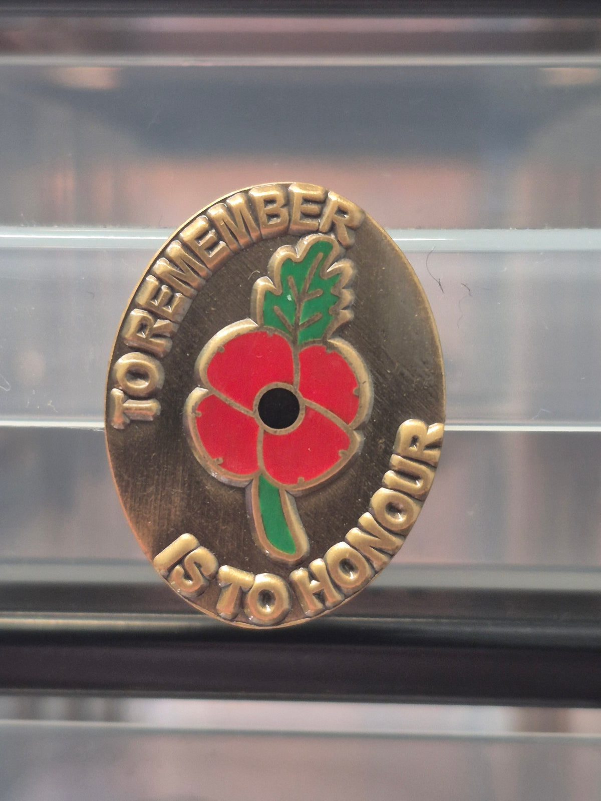 Lapel badge, To Remember is to Honour