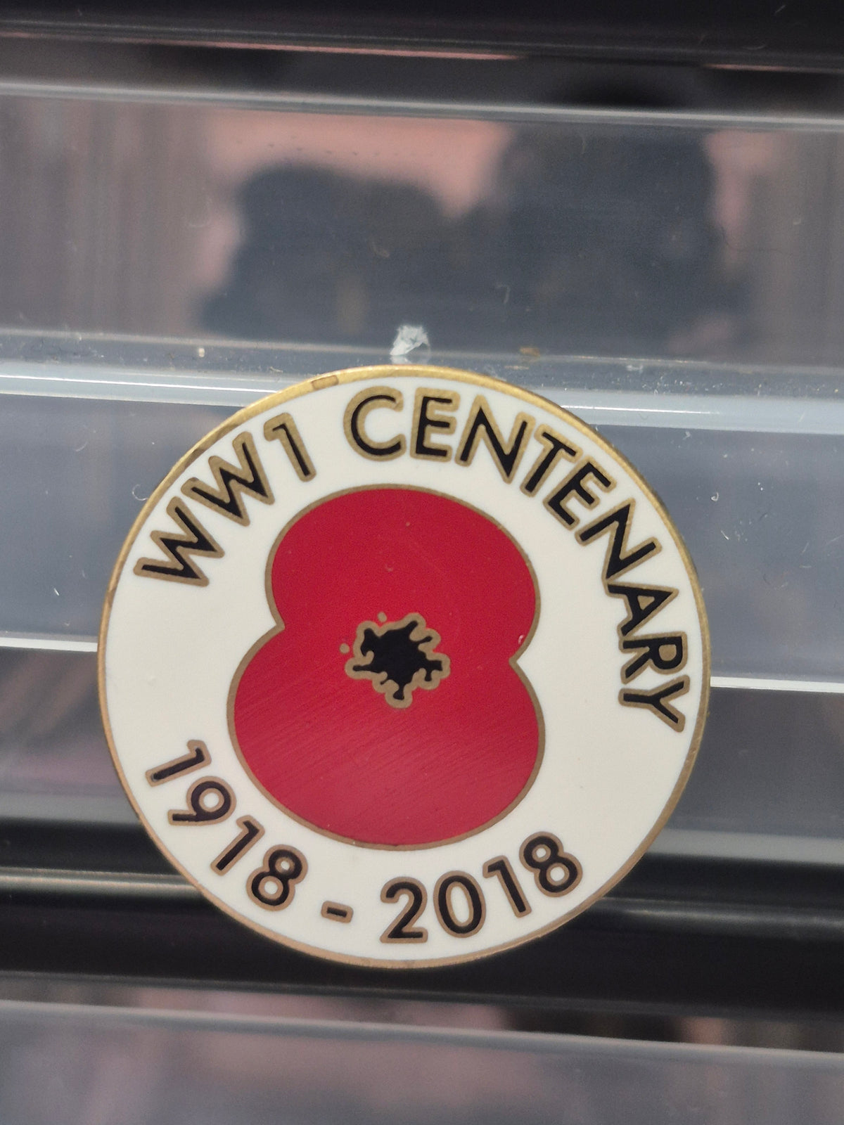 Lapel badge, WWI Centenary 1918-2018