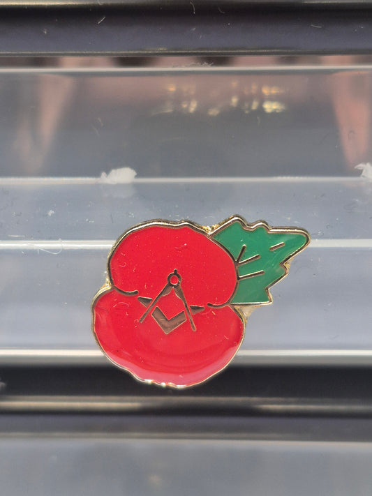 Lapel badge, Masonic Poppy