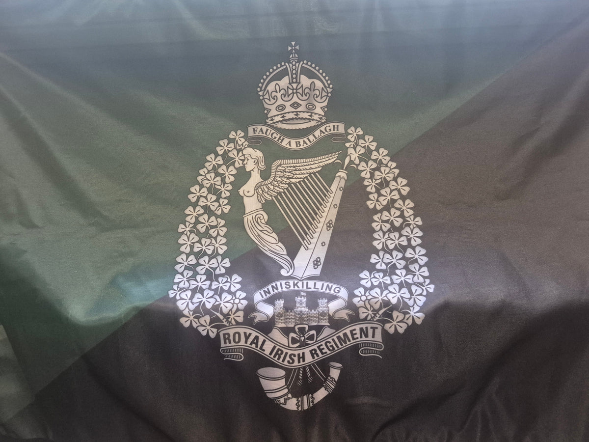 Flag - The Royal Irish Regiment, King's Crown