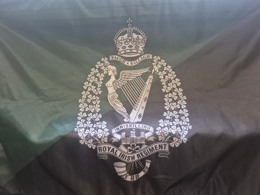 Flag - The Royal Irish Regiment, King's Crown