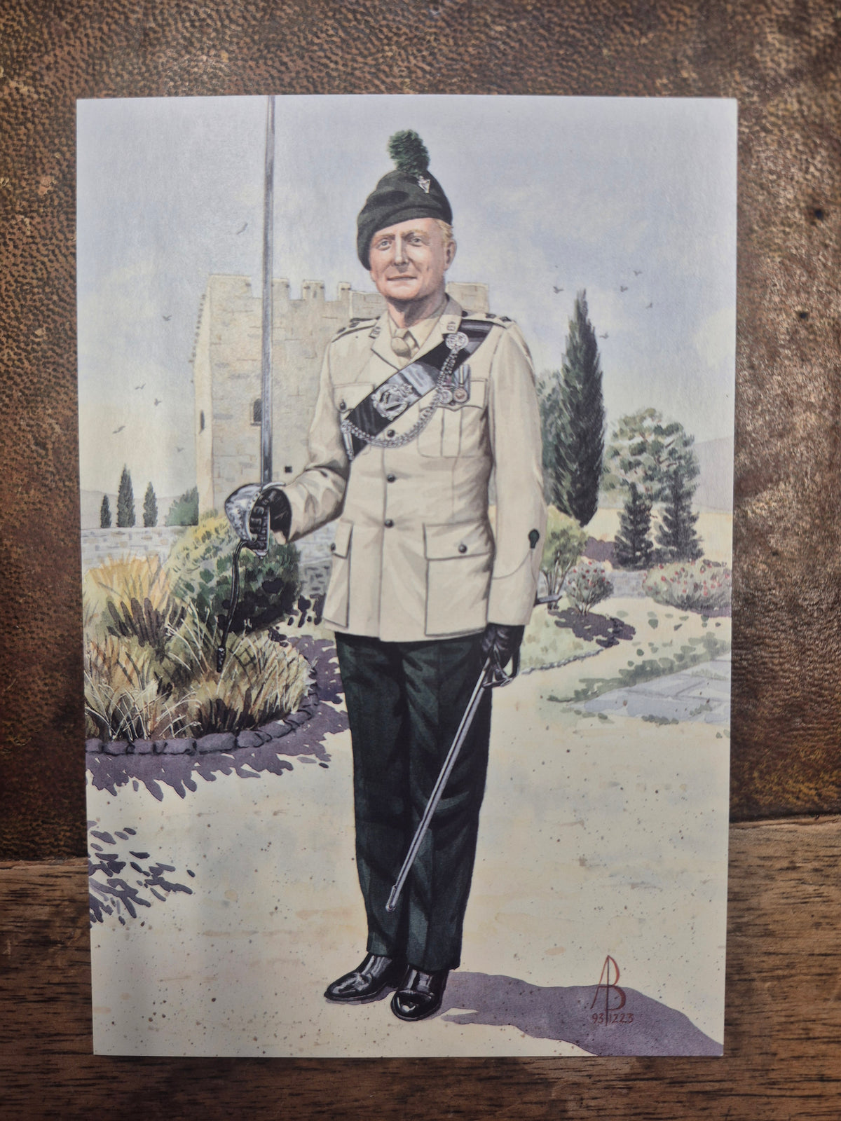 Postcard 4/7 Commanding Officer