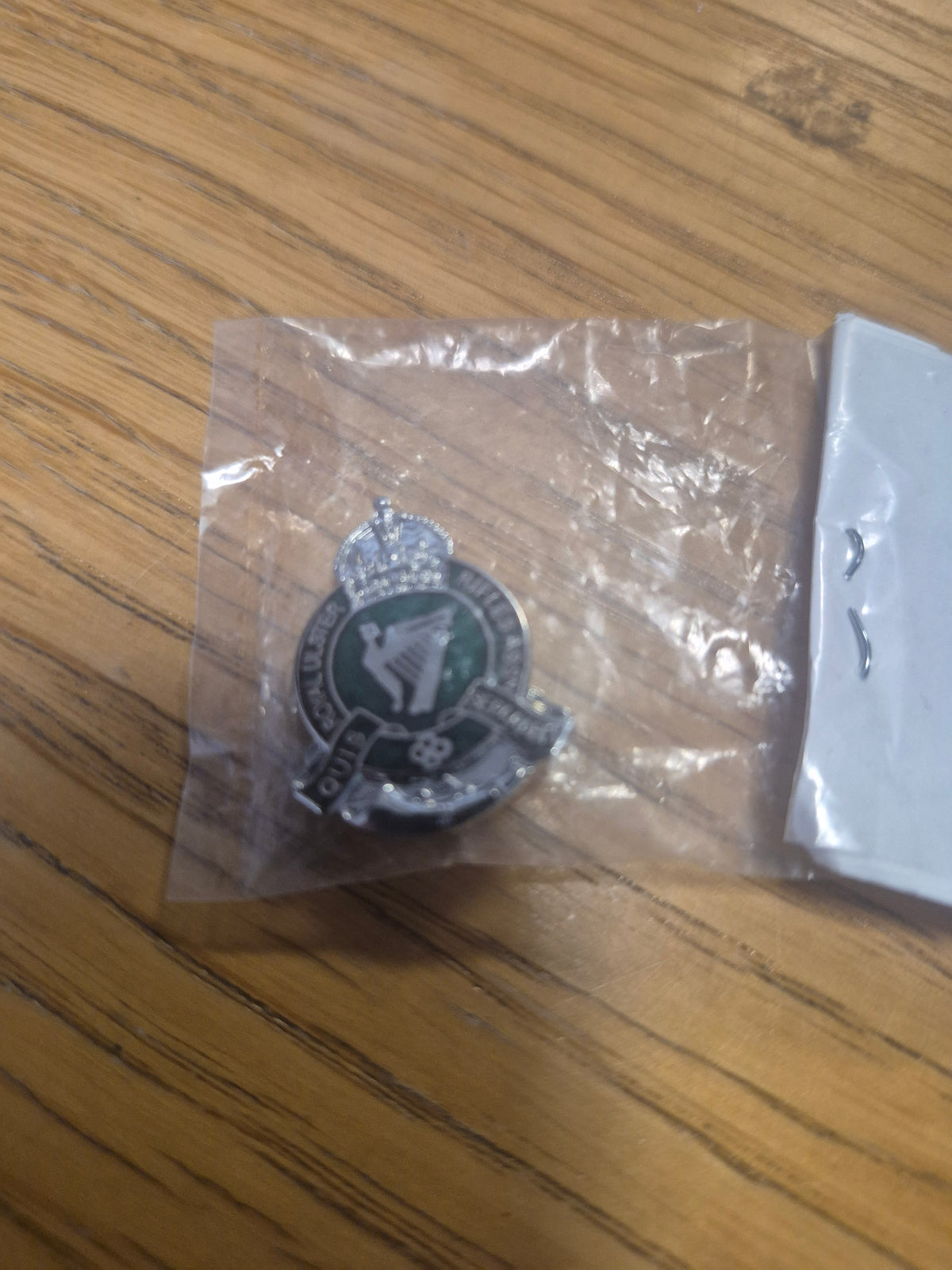Lapel Badge - The Royal Ulster Rifles Association, King's Crown