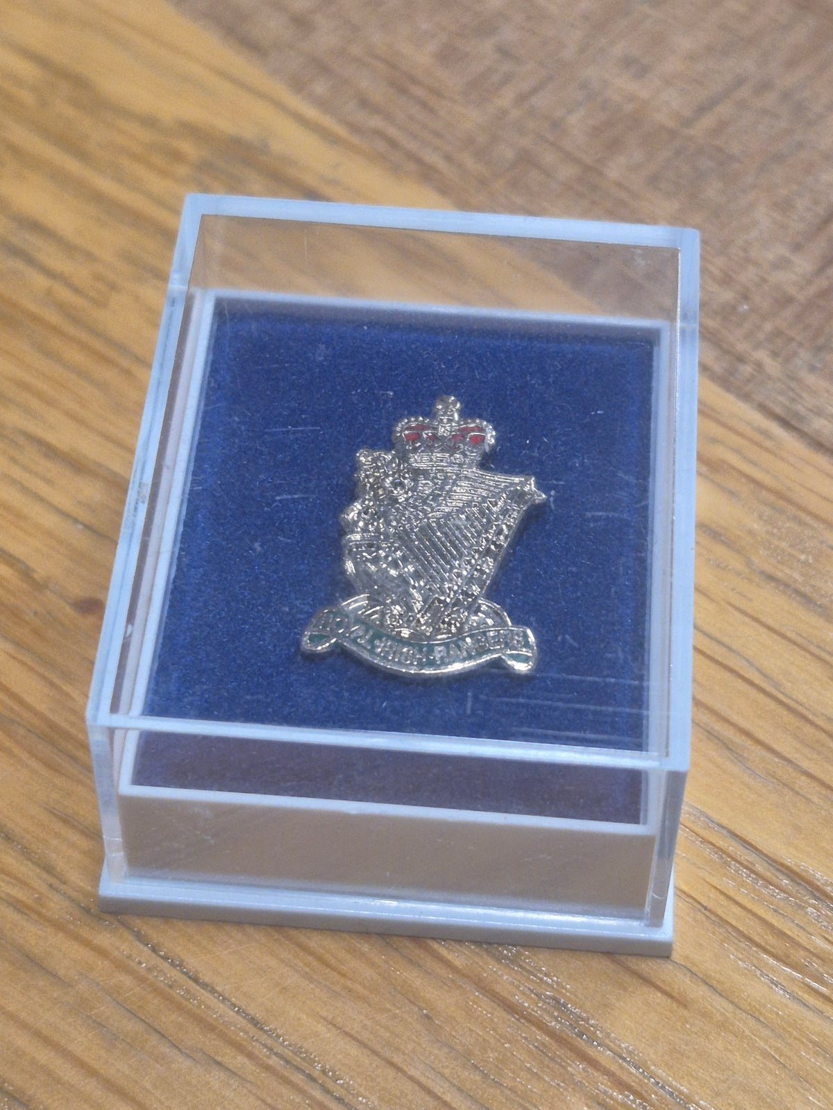 Lapel Badge, The Royal Irish Rangers (silver)