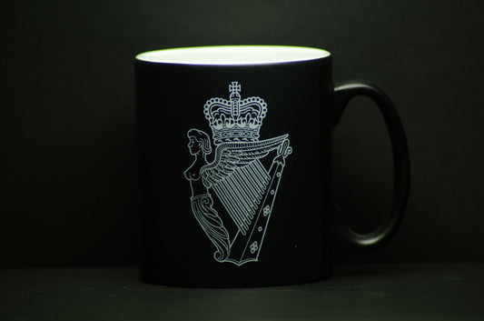 Mug - The Royal Irish Regiment Cap Badge, Queen's Crown