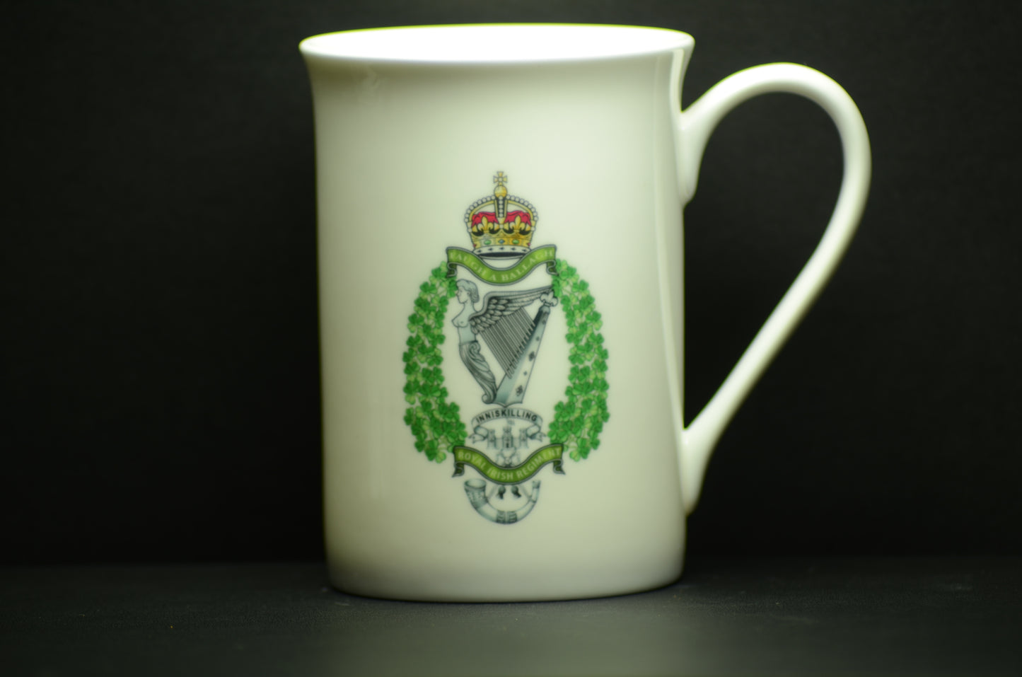Mug - The Royal Irish Regiment Crest, King's Crown - Windsor China