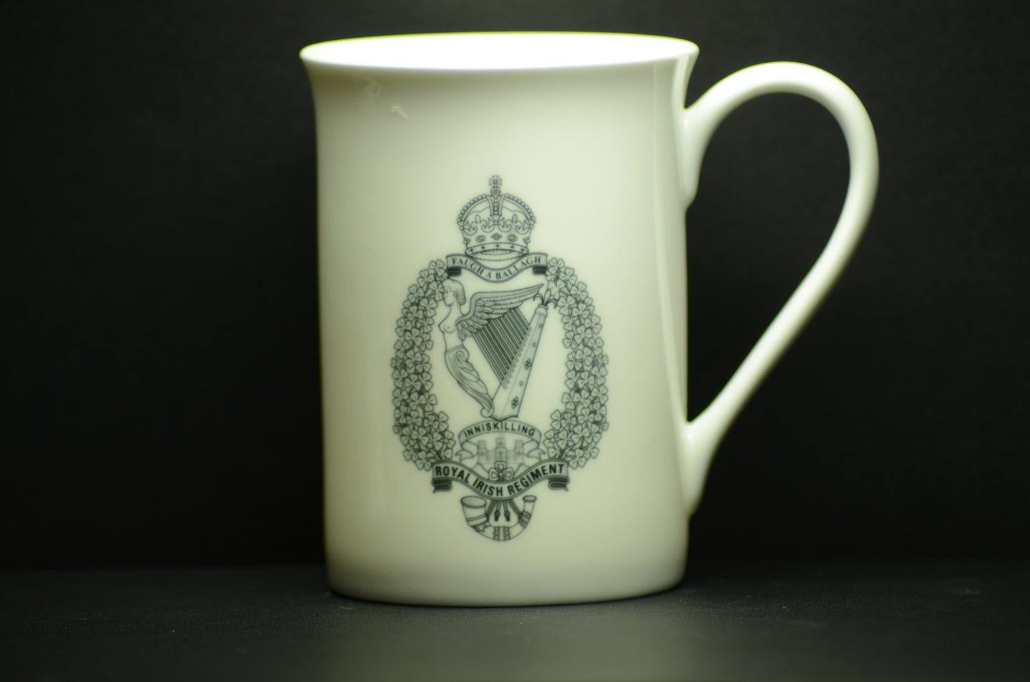Mug - The Royal Irish Regiment Crest, King's Crown, Windsor China