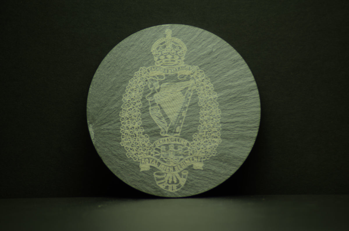 Slate Coaster with new crest