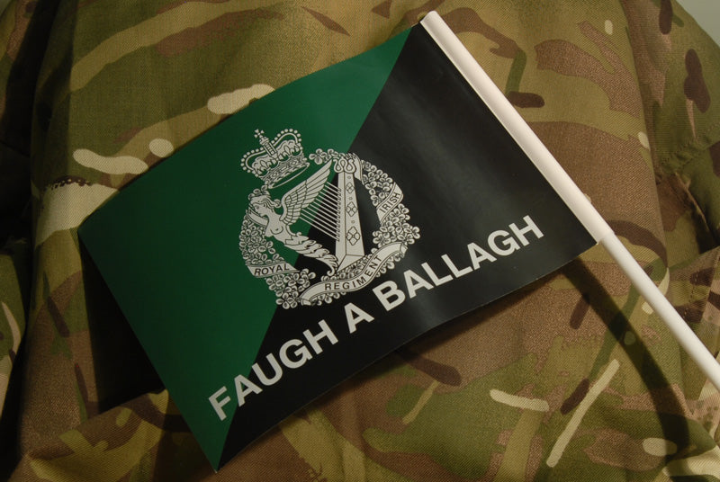 Official Supporters Hand-held Flag - Royal Irish Regiment