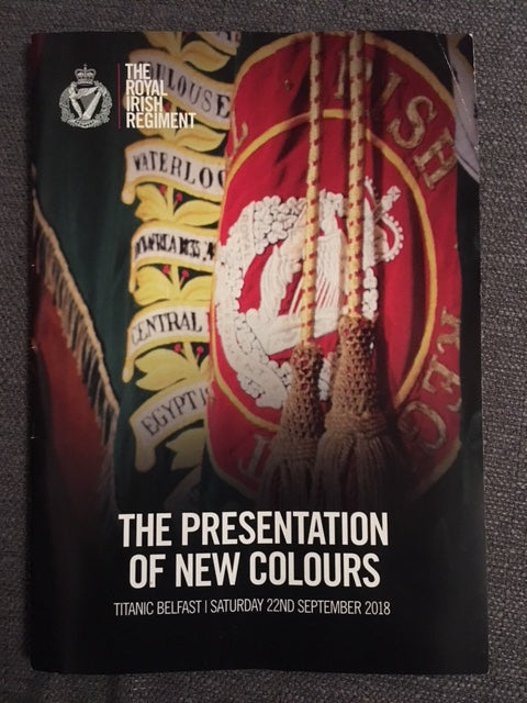 Presentation of Regimental Colours Programme