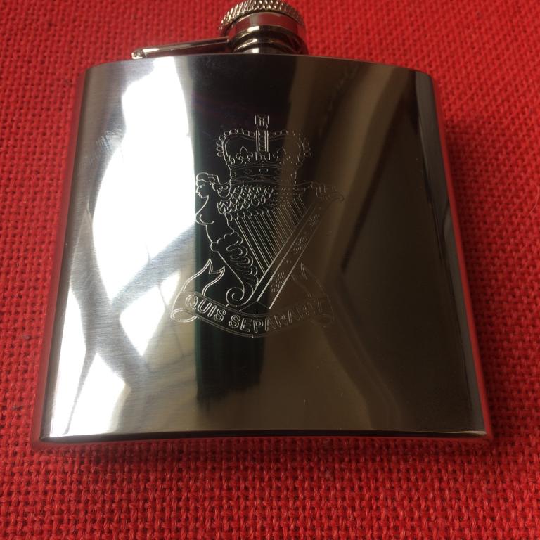 Hip Flask - Royal Ulster Rifles