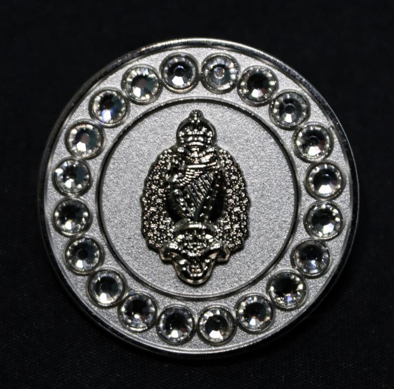 Royal Irish Regiment Gem Brooch
